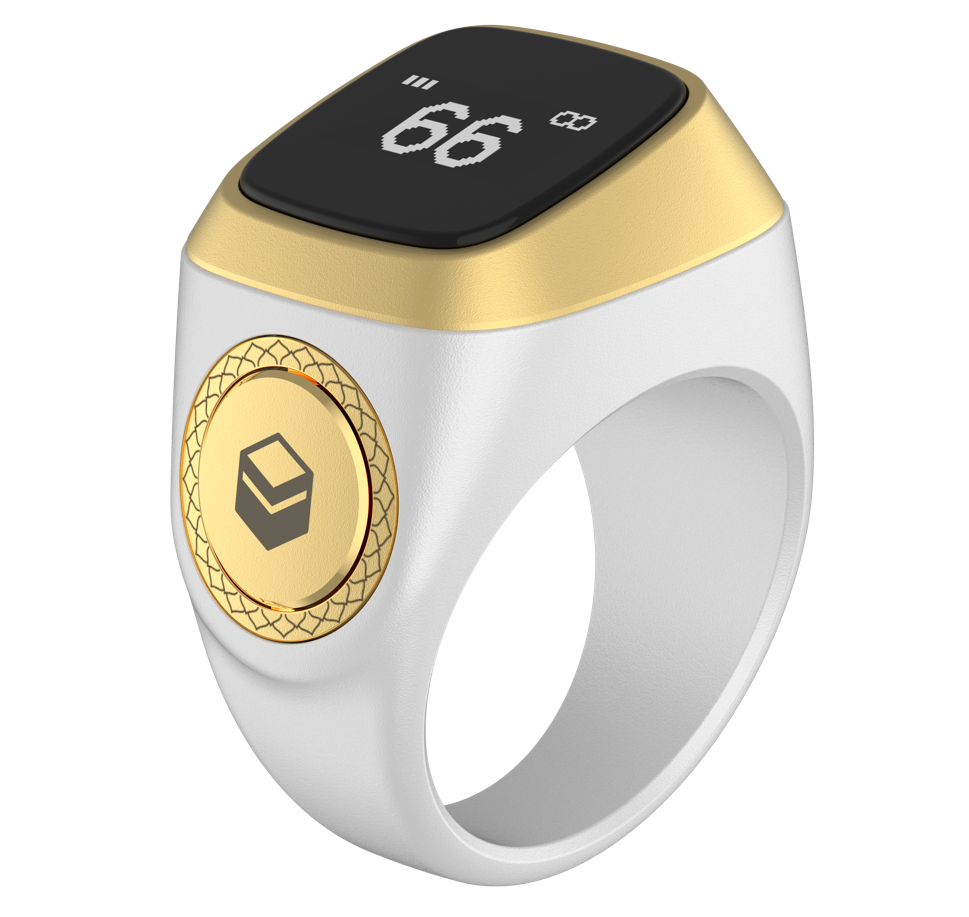 OEM Muslim Bluetooth smart ring electronic zikr ring iqibla tasbeh Smart Ring