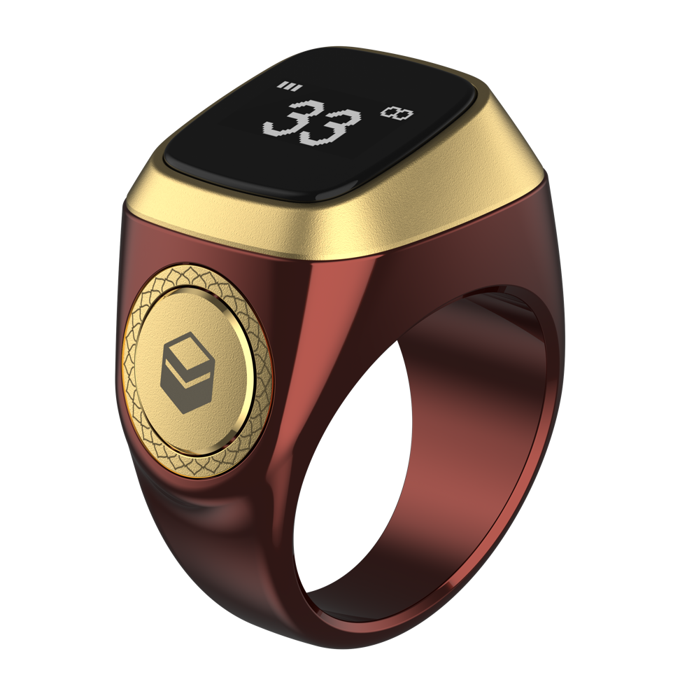 OEM Muslim Bluetooth smart ring electronic zikr ring iqibla tasbeh Smart Ring