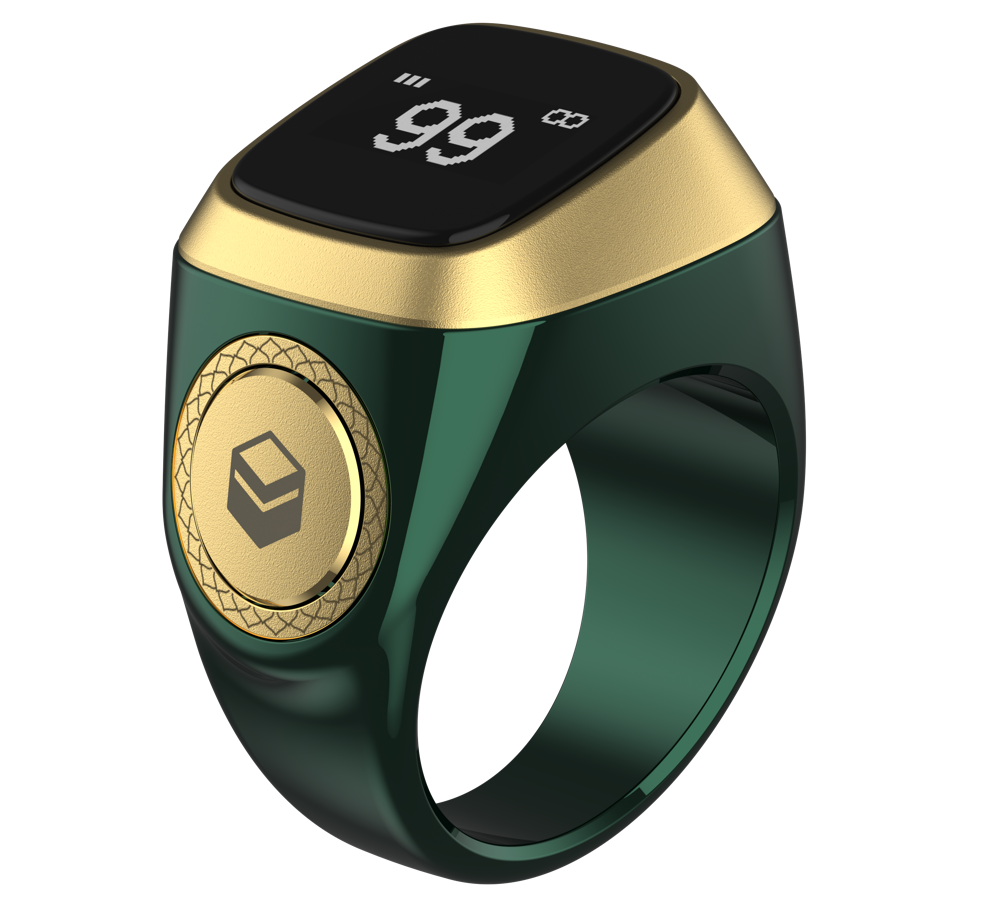 OEM Muslim Bluetooth smart ring electronic zikr ring iqibla tasbeh Smart Ring