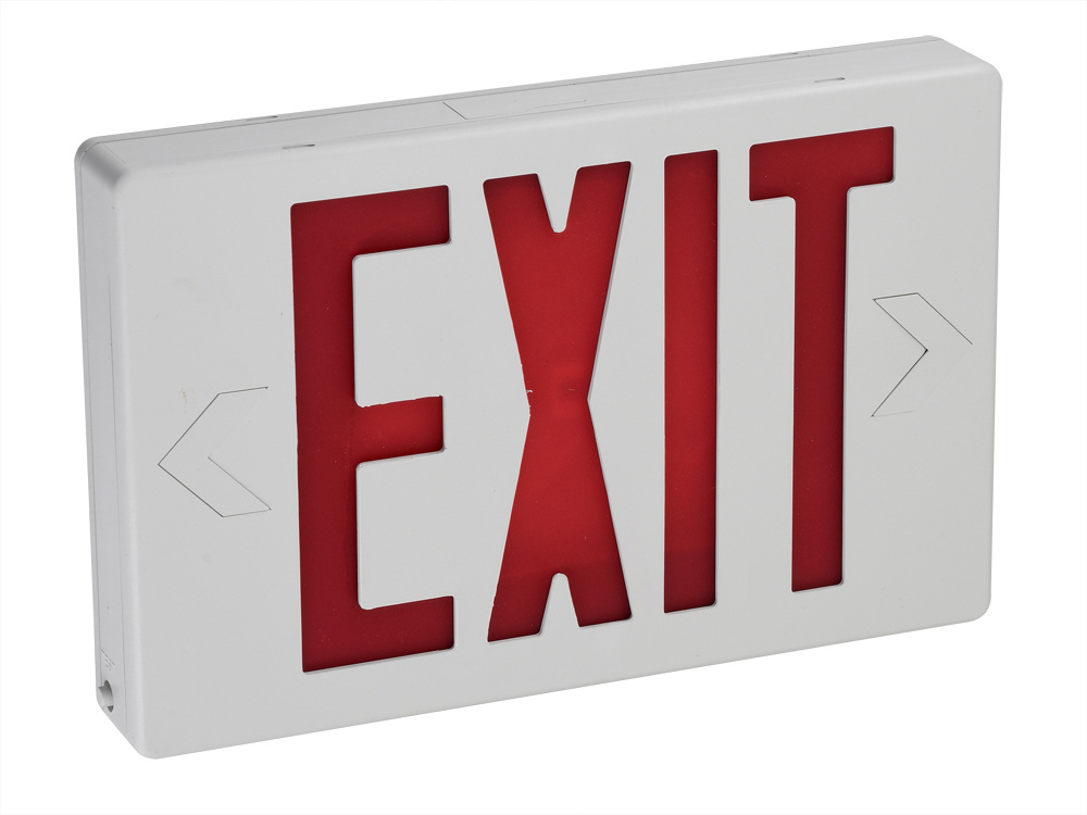 New Model With Battery Backup Led Rechargeable Combo Lamp Emergency Light Double Sided Exit Sign