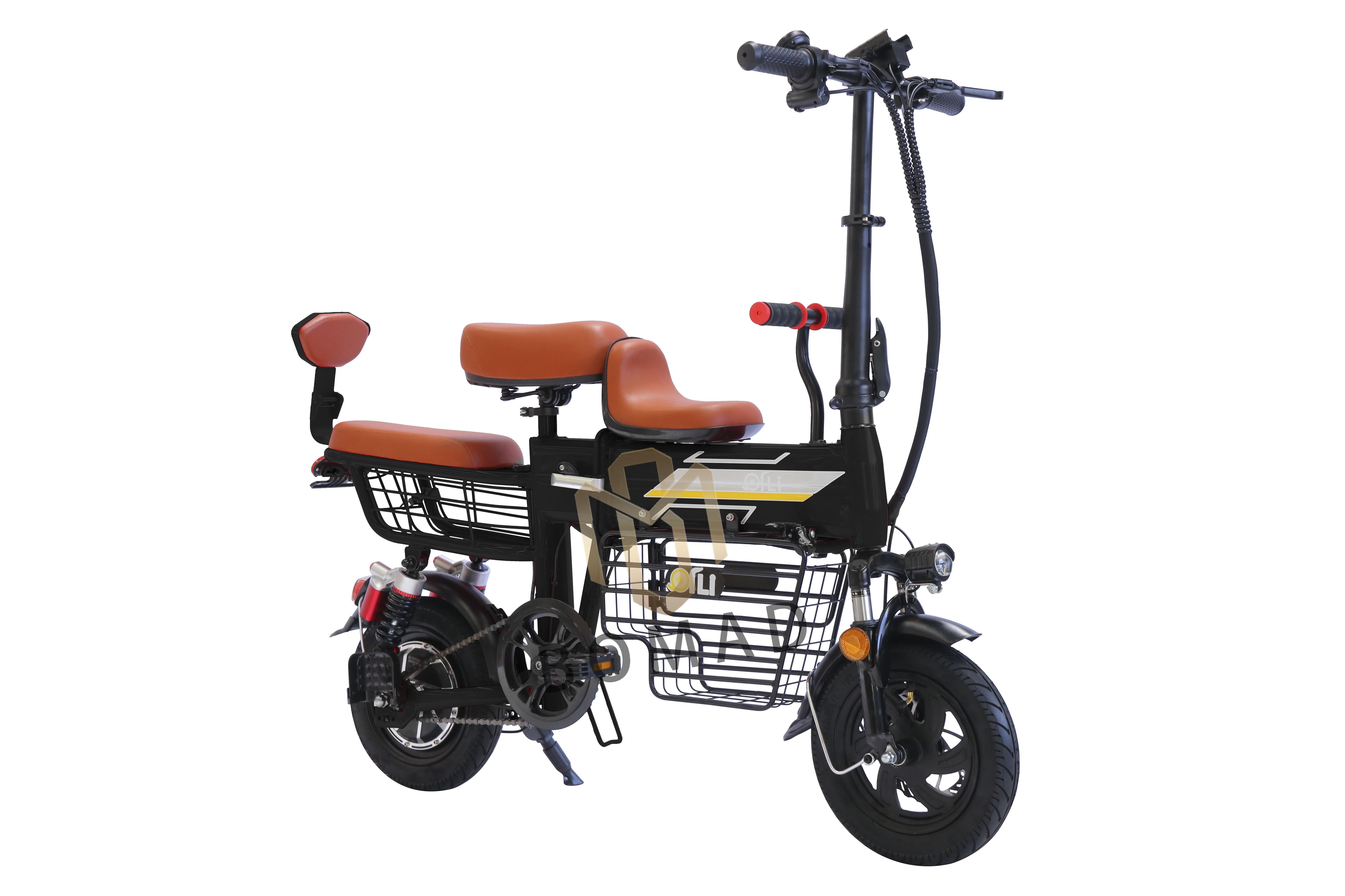 Two wheeled electric bicycle lithium battery foldable mini scooter folding e bike Bonmad e bicycle BM905-1002