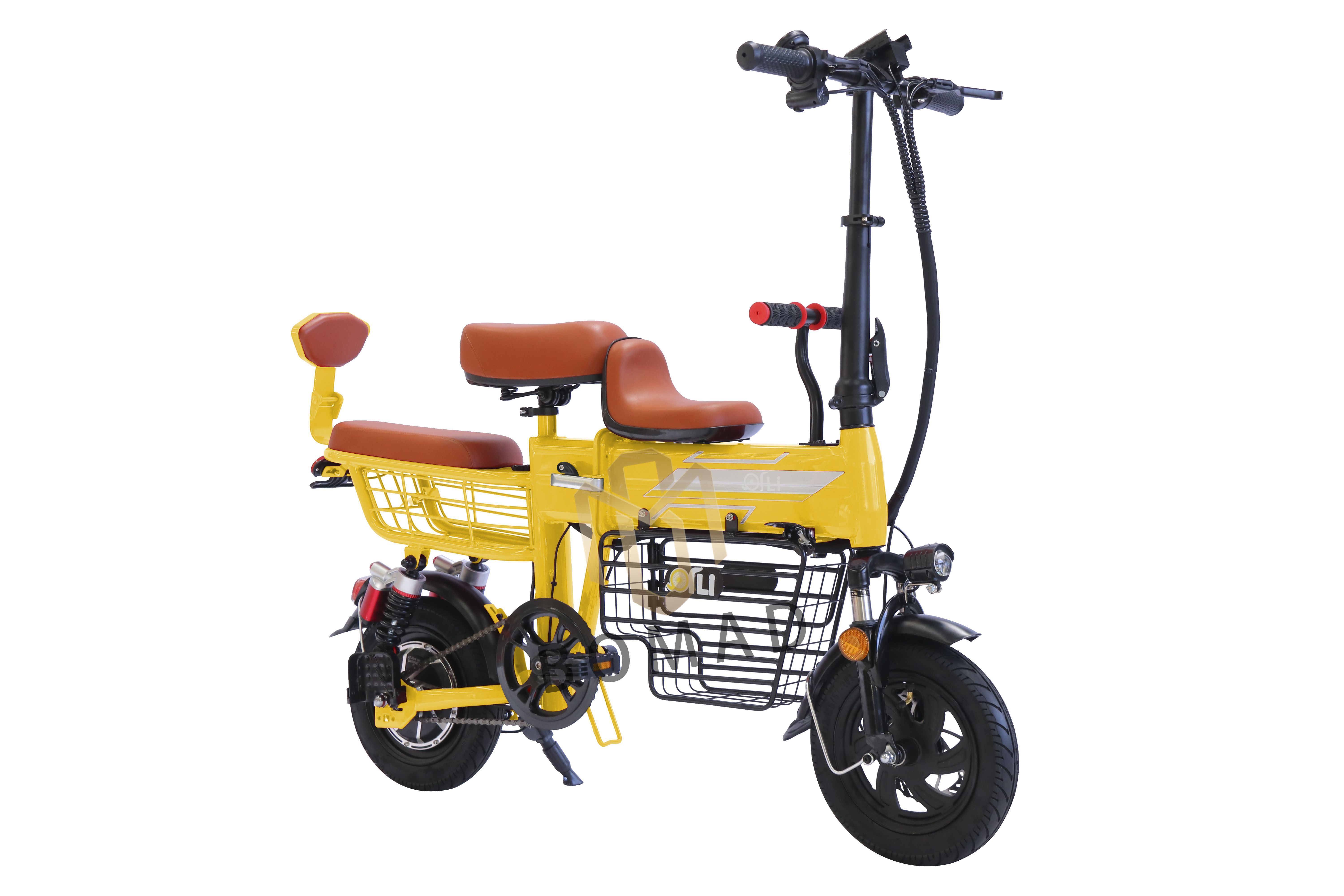 Two wheeled electric bicycle lithium battery foldable mini scooter folding e bike Bonmad e bicycle BM905-1002