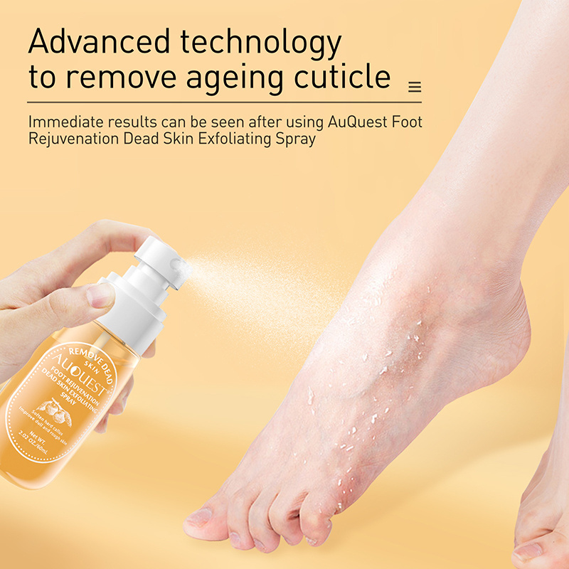 Hot selling Organic Nourishing Moisturizing Foot Care Peeling Dead Skin Exfoliating Spray