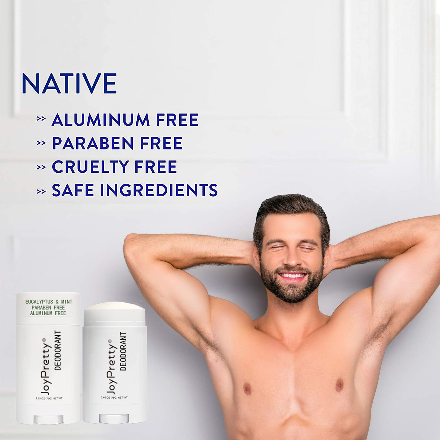 Private label Organic Natural Anti Sweat Deodorant Vegan Women And Men Deodorant Antiperspirant Deodorizer Stick