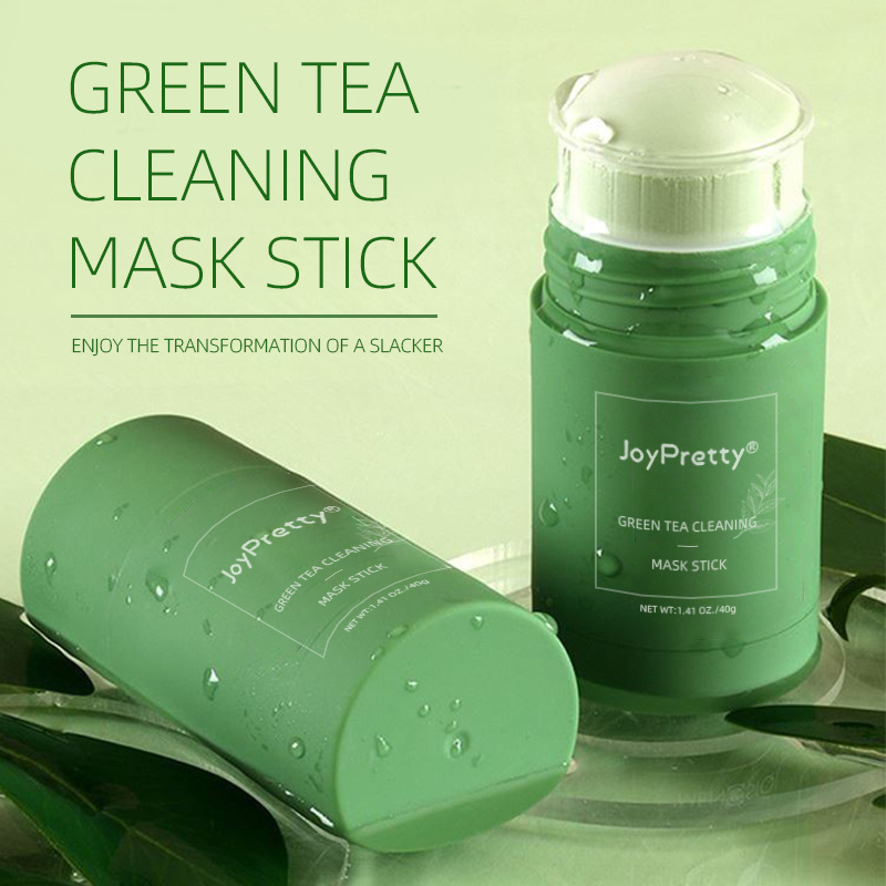 Matcha Green Tea Eggplant Deep Cleansing Skincare Moisturizing Hydrating Face Stick Clay On Face Mask