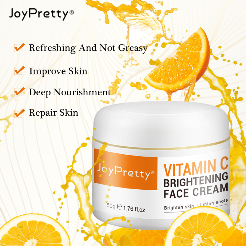 Face Care Whitening Remove Dark Spots Facial Cream Fade Freckles Melanin Remover Brightening Skin Care Vitamin C Face Cream