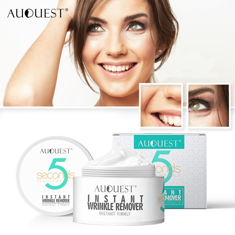 AuQuest 5 Second Instant Cream Anti Aging Moisturizing Hyaluronic Acid Instant Lifting White Wrinkle Remover Cream