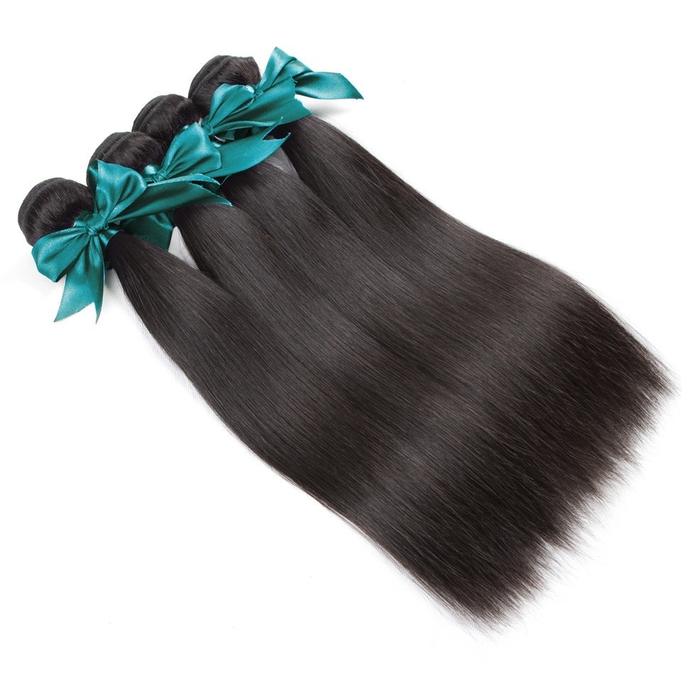 Hair Wholesale Price Cuticle Aligned Silky Straight Human Hair Bundle Cheap Brazil Raw Straight Remy Hair Machine Weft