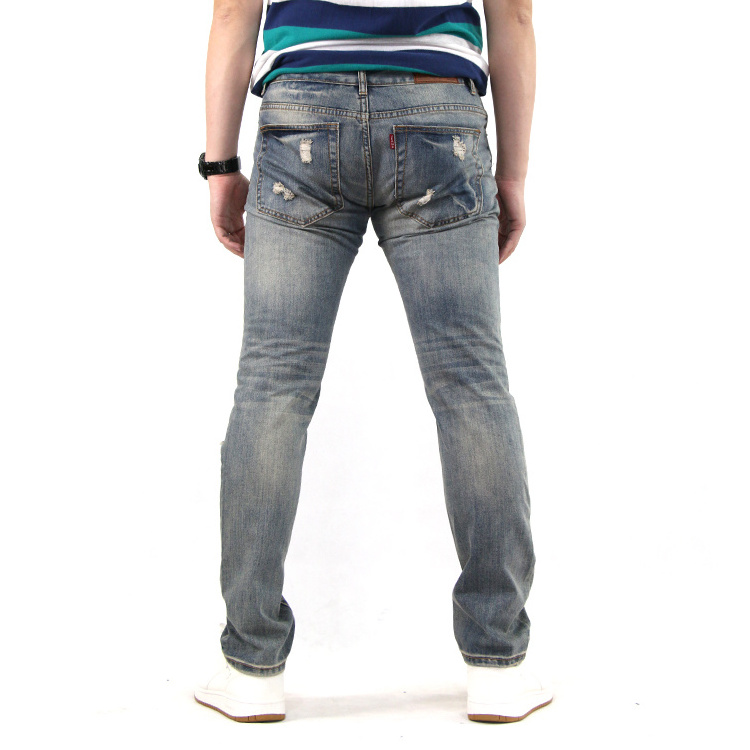 Men latest design denim jeans pants sample buy mens jeans in bulk