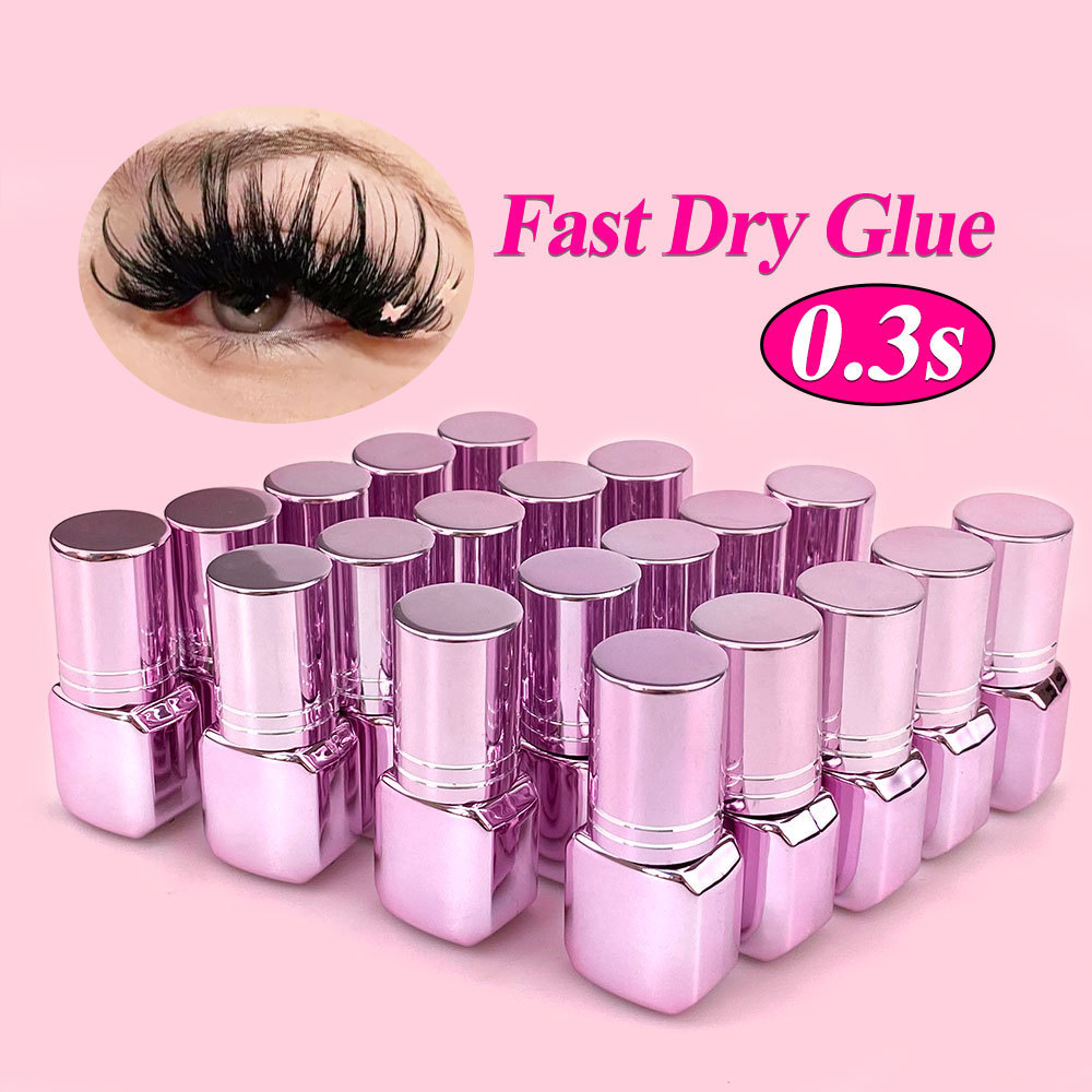 Abonnie 0.3 Second Waterproof Eyelash Extension Glue Custom Lash Glue For Eyelash Extension Black Clear Korea Eyelash Glue