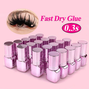 Abonnie 0.3 Second Waterproof Eyelash Extension Glue Custom Lash Glue For Eyelash Extension Black Clear Korea Eyelash Glue