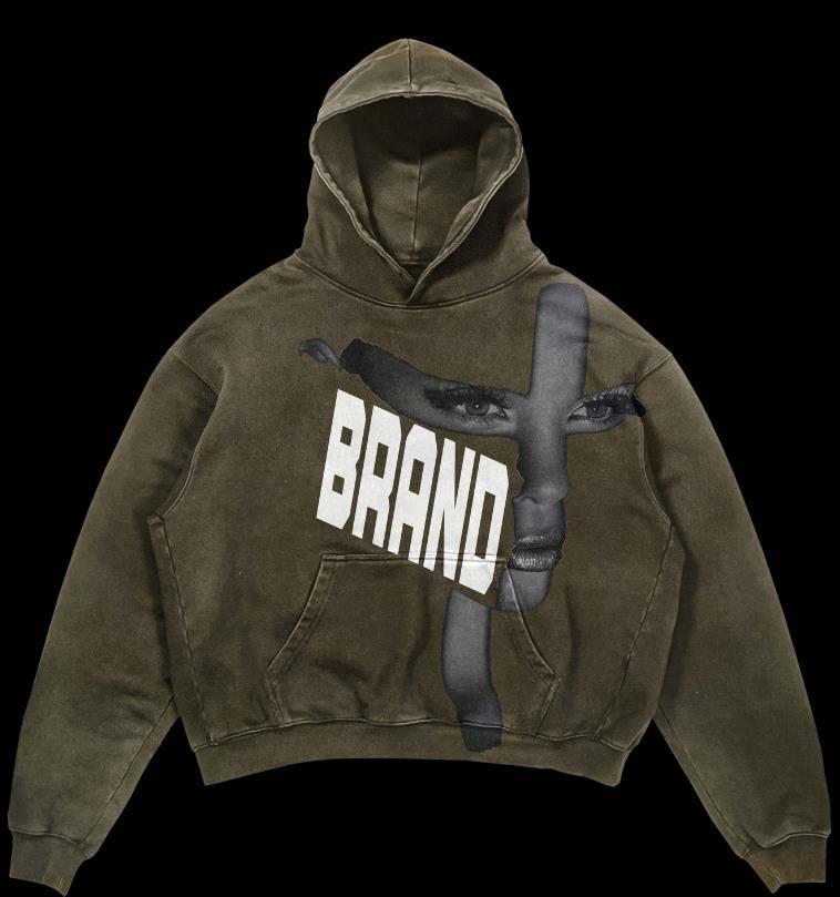 OEM/ODM Weight New Fashionable Custom Logo Printing Hoodie Men Street Distressed Washed 100 Cotton Men Hoodies