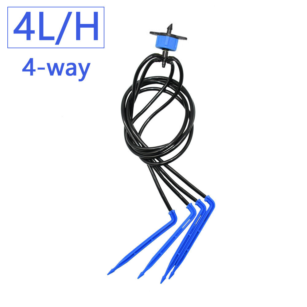 Garden Irrigation Bend Drop Emitter Arrows Micro Drip Irrigation 3mm Interface Dripper Water Saving Curved Arrow Drip