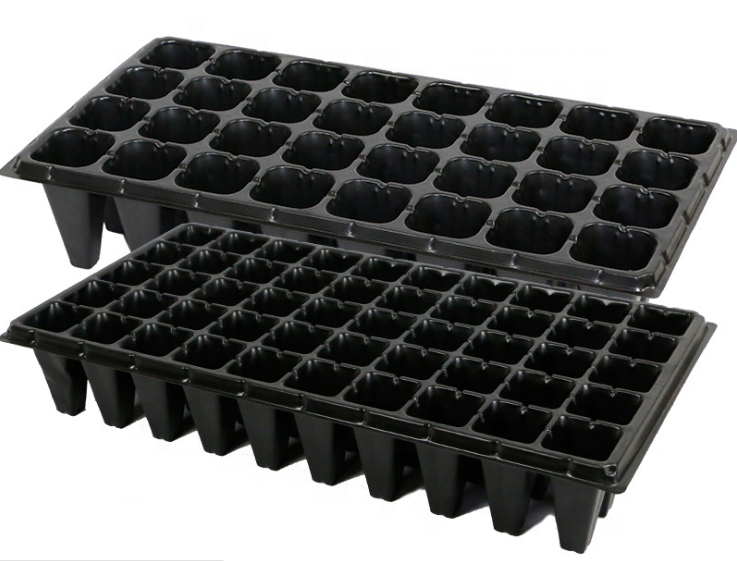 Polystyrene PS Plastic Rice Seedling Tray Nursery Plug Flower Pot Sprout Plant Grow seed Tray