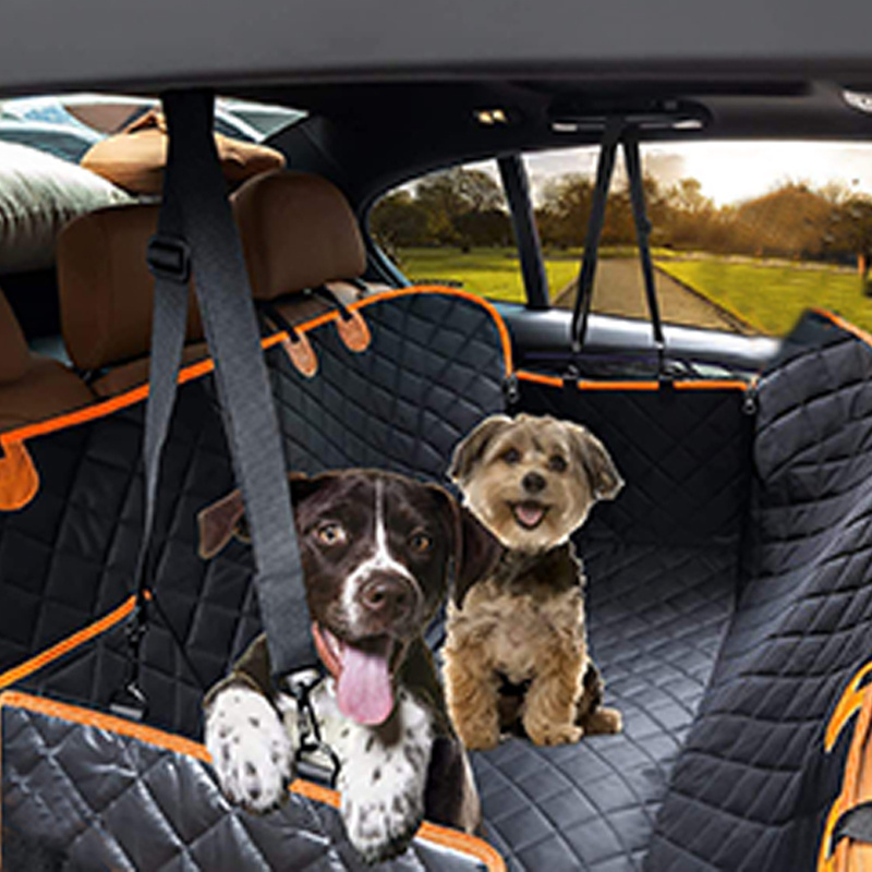 BunnyHi CZ006 Pet Carriers And Travel Products 100% Waterproof Pet Dog Car Seat Cover For Cars Trucks And Suvs