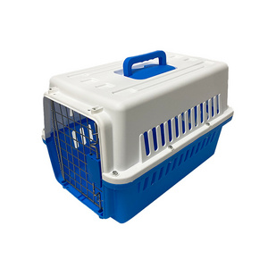 BunnyHi HKX001 Pet Travel Carrier Plastic Dog House Folding Pet Cage For Large Medium And Small Dogs