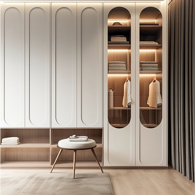 Modern White Wardrobe Closet Walk-In Design Drawer Bedroom wardrobe closet Ideas Design