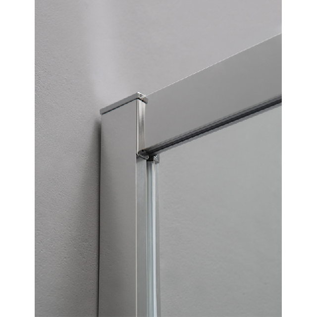 Modern 10mm Tempered Glass Shower Door with Frame Sliding Style for Bathroom Application