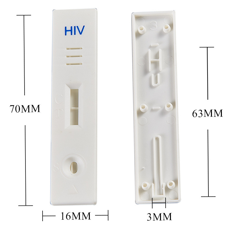 One Step Hiv Self Test Hiv Blood Test 1/2 HBsAg Virus Disease Empty Plastic Rapid Test Device