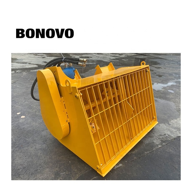 BONOVO One-year Warranty Skid Steer Attachment Concrete Mixer Bucket for sale