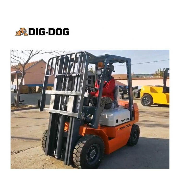 DIGDOG China 1.5 ton forklift diesel forklift truck mini forklift for sale