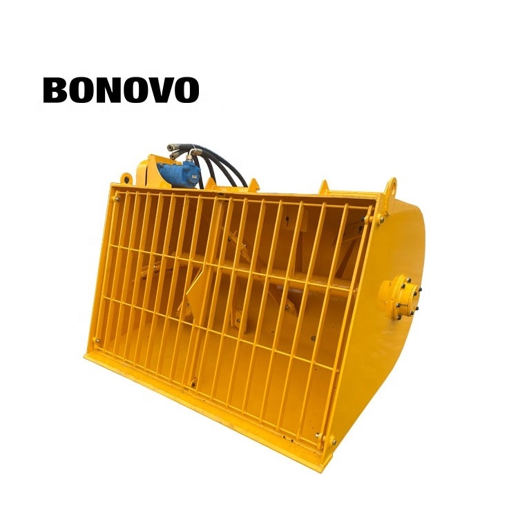 BONOVO One-year Warranty Skid Steer Attachment Concrete Mixer Bucket for sale