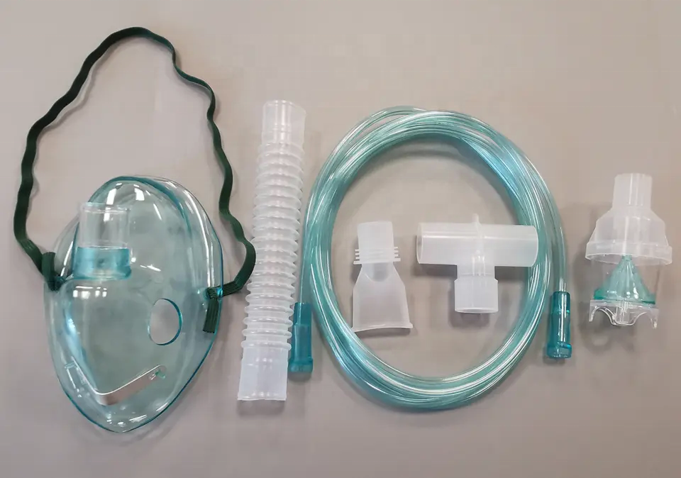 Medical Disposable Oxygen Nebulizer Mask High Rate Aerosol Output Low Residual Volume Nebulizer Oxygen Mask Nebulizer Mask