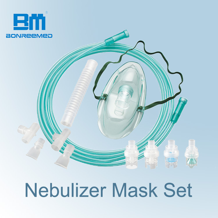 Medical Disposable Oxygen Nebulizer Mask High Rate Aerosol Output Low Residual Volume Nebulizer Oxygen Mask Nebulizer Mask