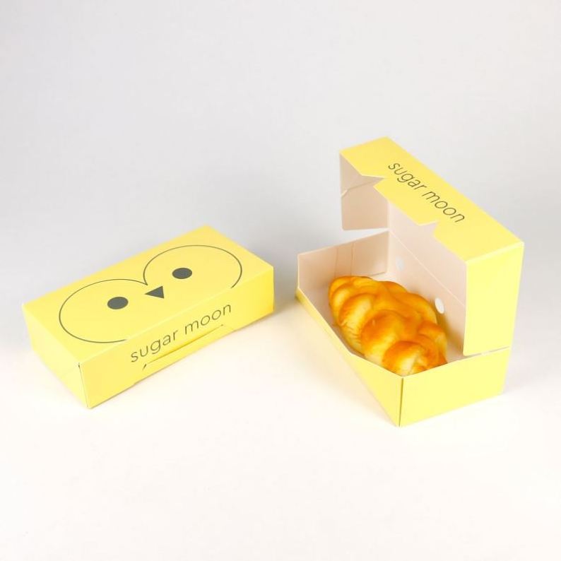 Custom Logo Japanese Taiyaki Waffle Box Packaging and Take Away Taiyaki Paper Bag