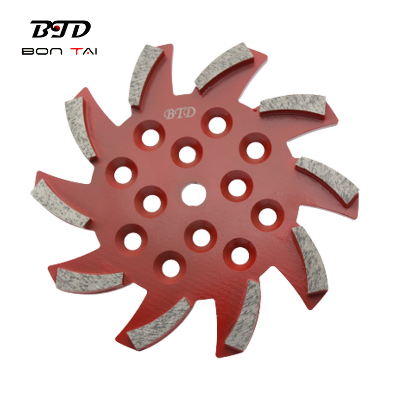 Blastrac Grinder 250mm Diamond Floor Grinding Disc Plate for concrete