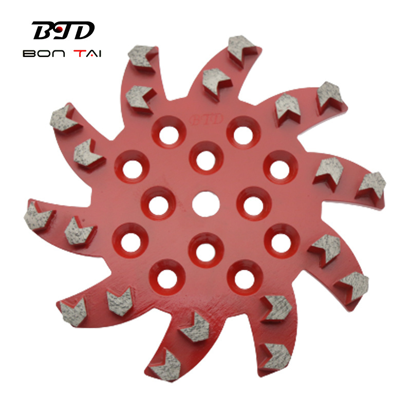 Blastrac Grinder 250mm Diamond Floor Grinding Disc Plate for concrete