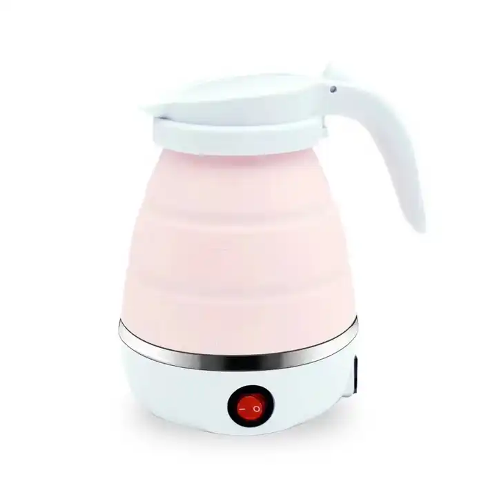 Travelling Folding Kettle Electric Silicone Foldable Water Kettles Compression Leak Proof Portable Mini Kettle