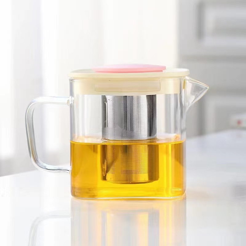 Tea Kettle And Tea Pot Maker Glass Teapot With Removable Loose Tea Infuser Stovetop Safe Glass Teapot