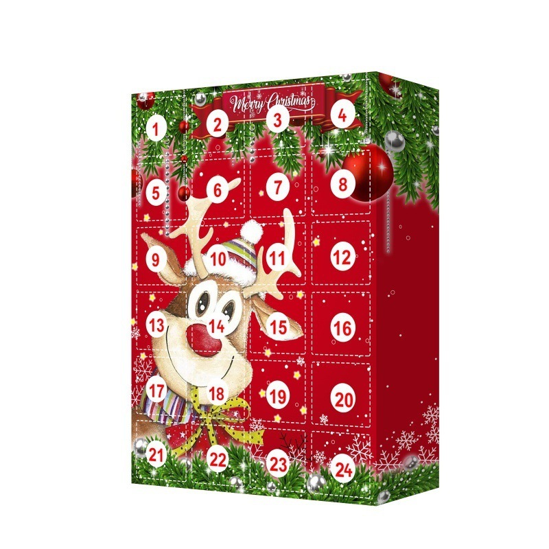 Custom Advent Calendar Empty Christmas 24 Days Advent Calendar Box Empty Custom Luxury Gift Box