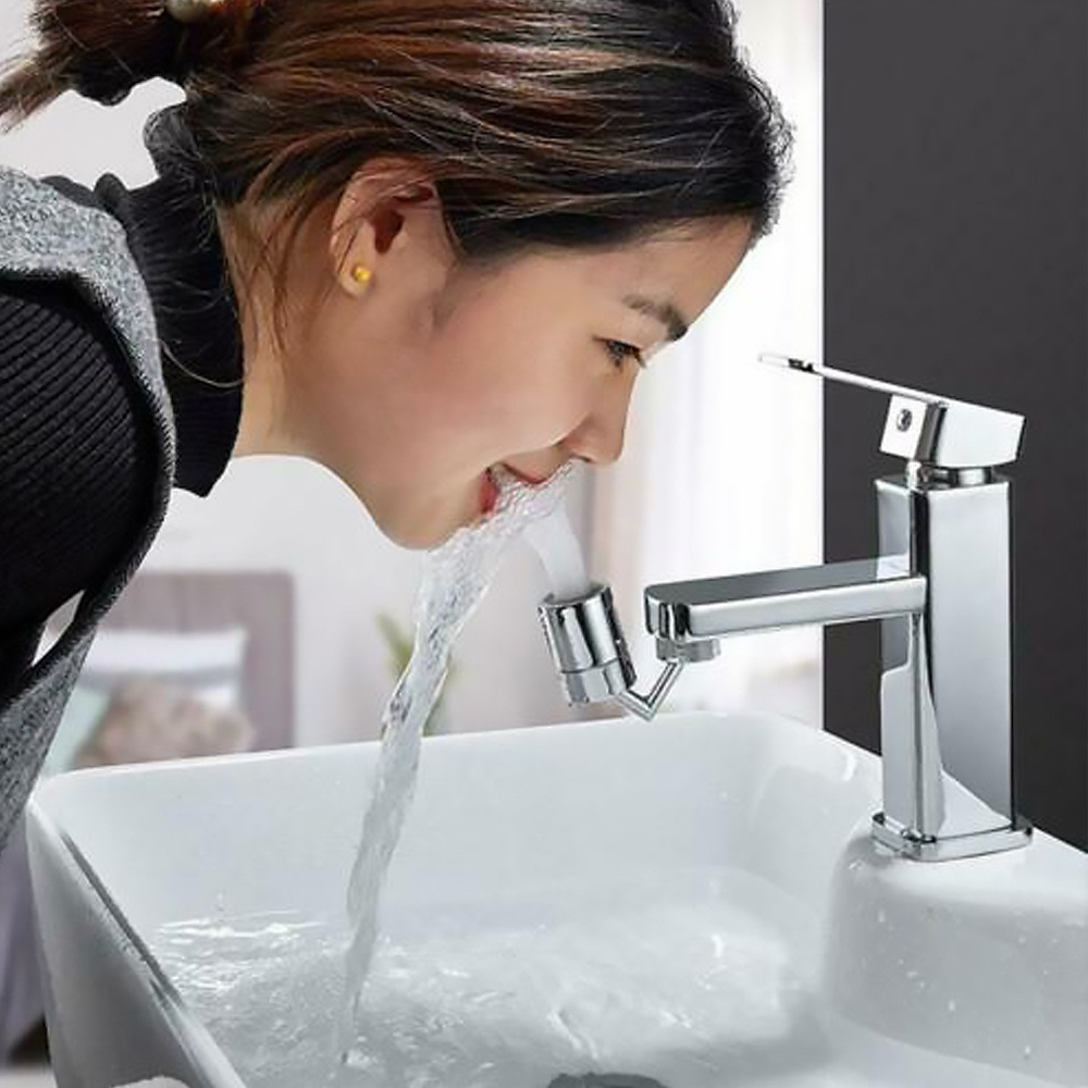 Splash Filter Faucet 720 Degree Rotate Water Outlet Faucet Detachable Bathroom Faucet Basin Extender Kitchen Accessories