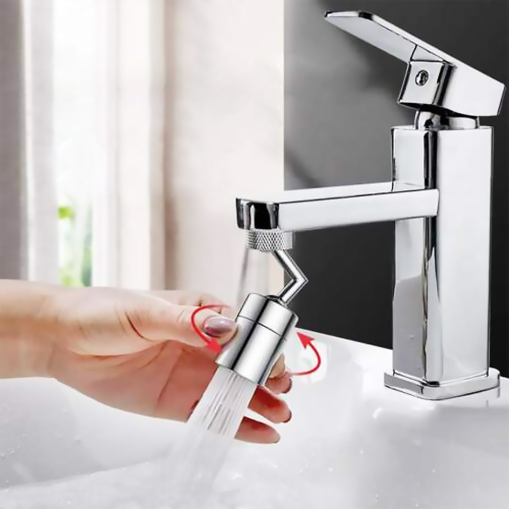 Splash Filter Faucet 720 Degree Rotate Water Outlet Faucet Detachable Bathroom Faucet Basin Extender Kitchen Accessories