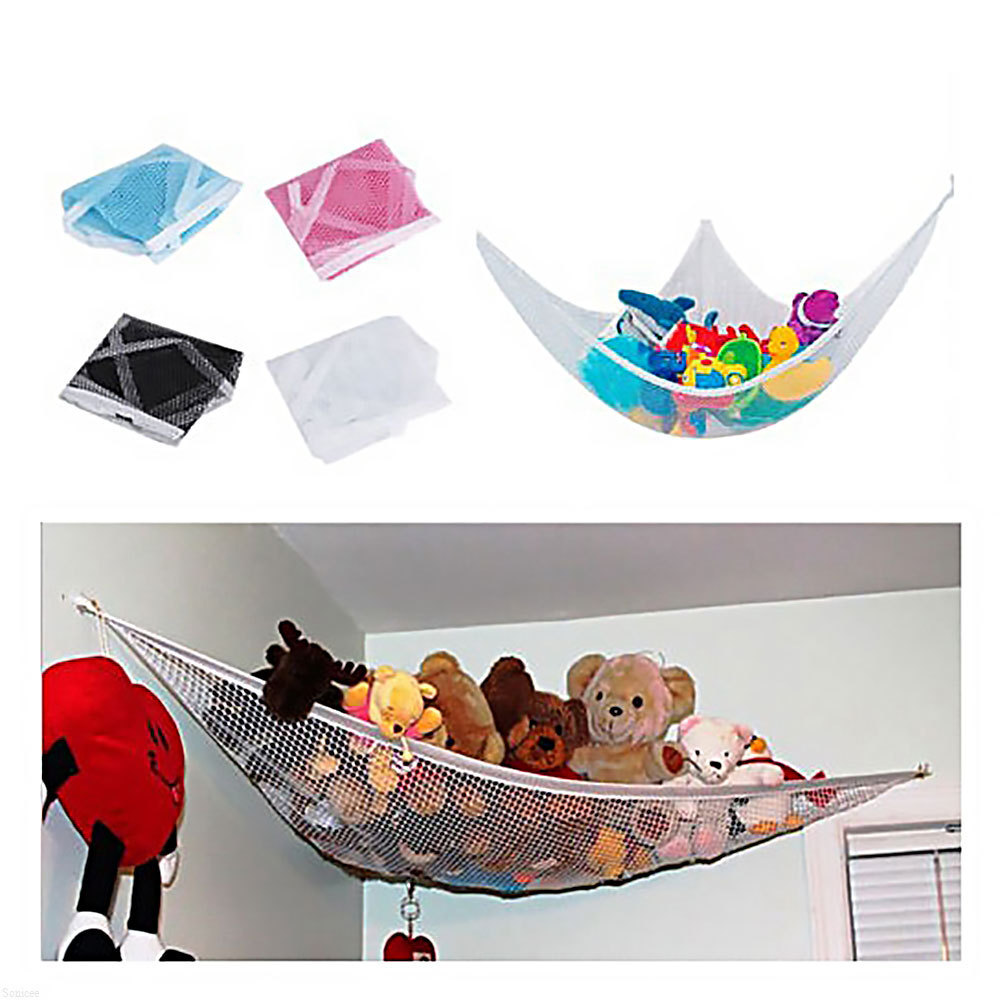 Drop Shipping Hot Sale Toy Storage Hammock Hanging Children's Stuffed Doll Baby Room Storage Net Baby Doll Storage Net Wholesale