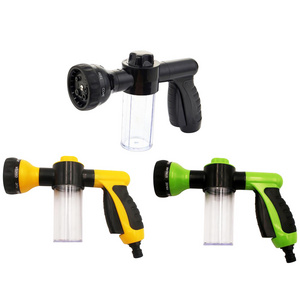 8 in 1 Jet Spray Gun Soap Dispenser Garden Watering Hose Nozzle Car Washing Tool Portable Water Gun for Car Wash Spray Dropship