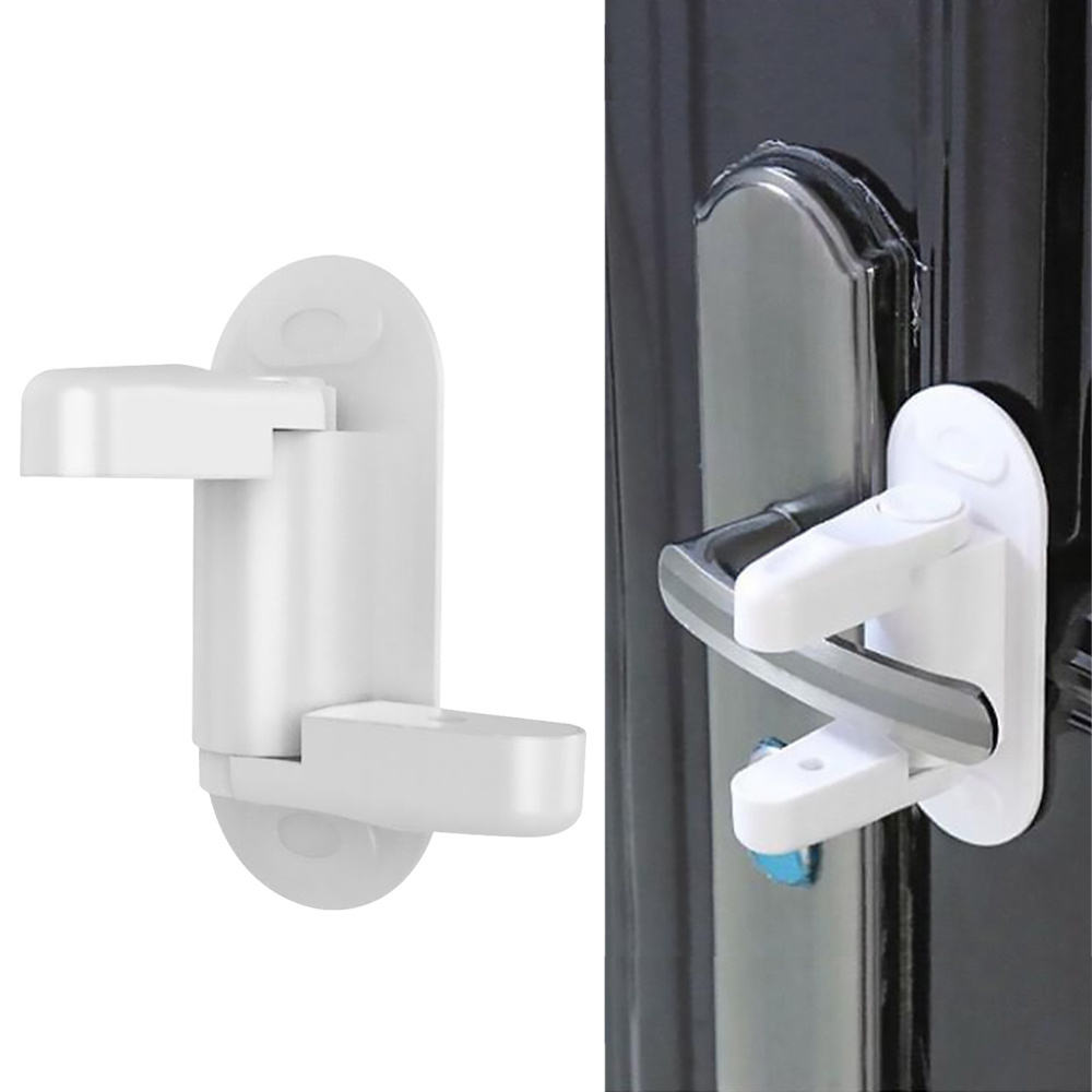 Door Lever Lock Improved Version Child Proof Doors & Handles 3M Adhesive - No Drill, No Screw, No Tool Needed