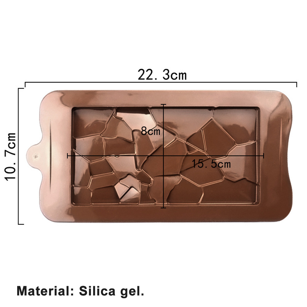 Non-Stick DIY Silicone Chocolate Mold Chip Cake Oven Kitchen Baking Tools Silicone Candy Sugar Mold Baking Tray