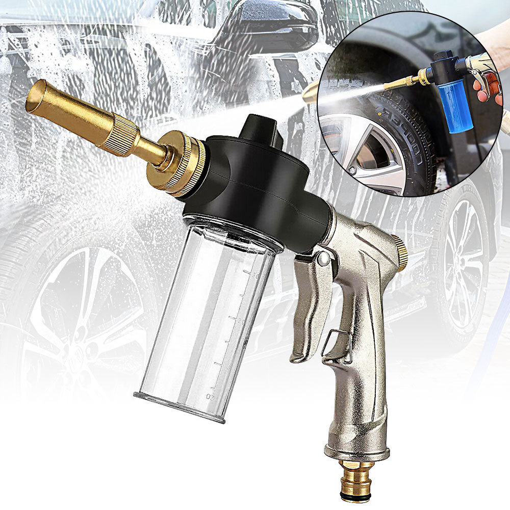 High Pressure Car Wash Foam Gun Foam Sprayer Soap Car Washer Gun Household Cleaning Capacity Foam Pot Water Gun Drop Shipping