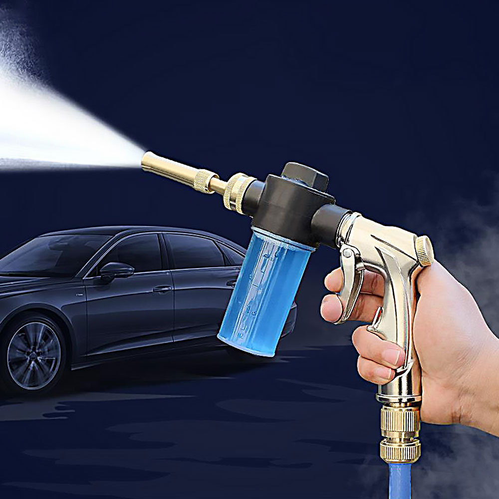 High Pressure Car Wash Foam Gun Foam Sprayer Soap Car Washer Gun Household Cleaning Capacity Foam Pot Water Gun Drop Shipping