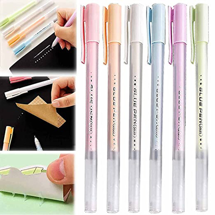 Adhesive Glue Pens School Crafting Fabric Scrapbooking Craft Card making Marker Pen Liquid Glue Pen