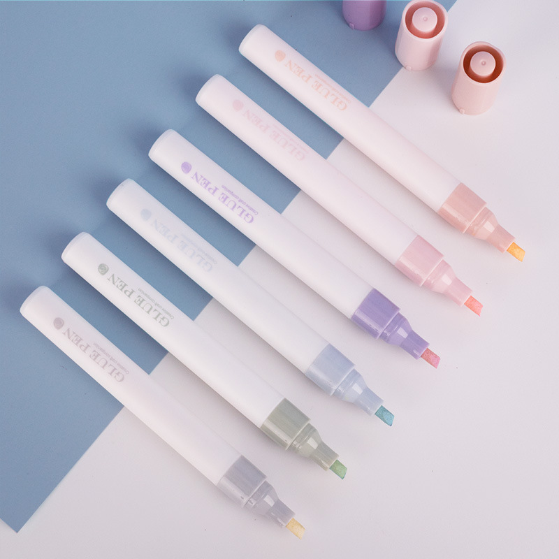 Amazon Best Selling Glue Marker pen 4.5mm Writing liquid Glue pen For Scrapbooking Craft Paper Card Making