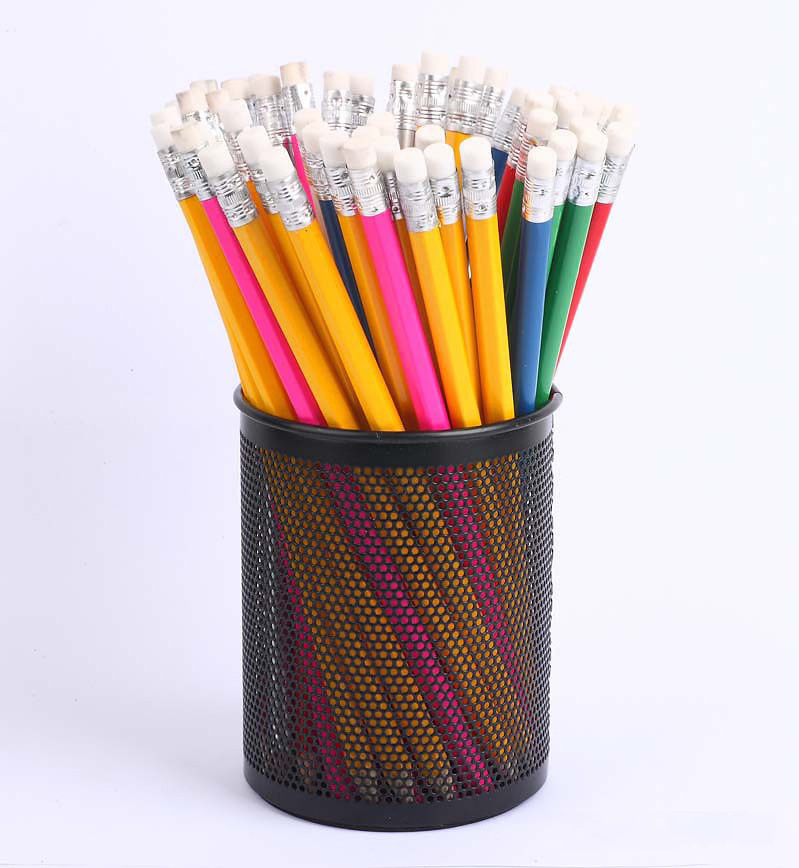 Woodcased Graphite Eraser Pencil for Home Office School Classroom Supplies