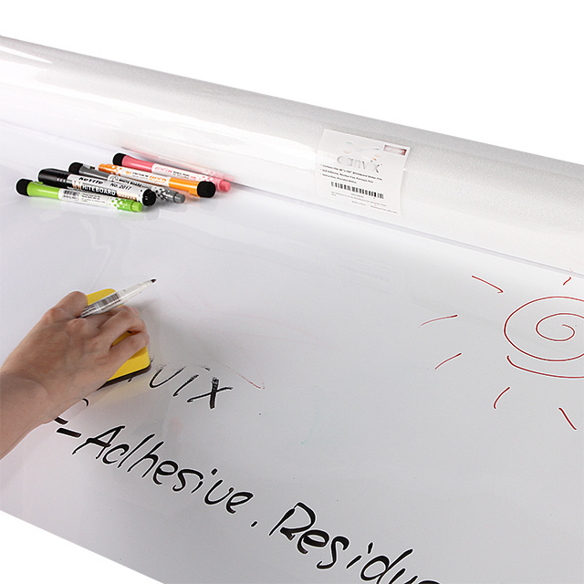 Wall Sticker Self Adhesive Dry Erase Whiteboard Film Custom Mobile Flexible Whiteboard