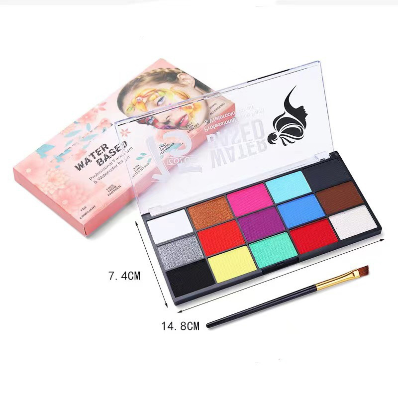 Facial Glitter Non Toxic Custom Face Body Crayon Paint for Kids