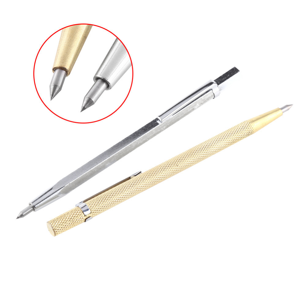 Solid Tungsten Carbide Tip Scriber Pen for Metal Glass Concrete Jewelry Engraving Marking Scribing Carving Hand Tools