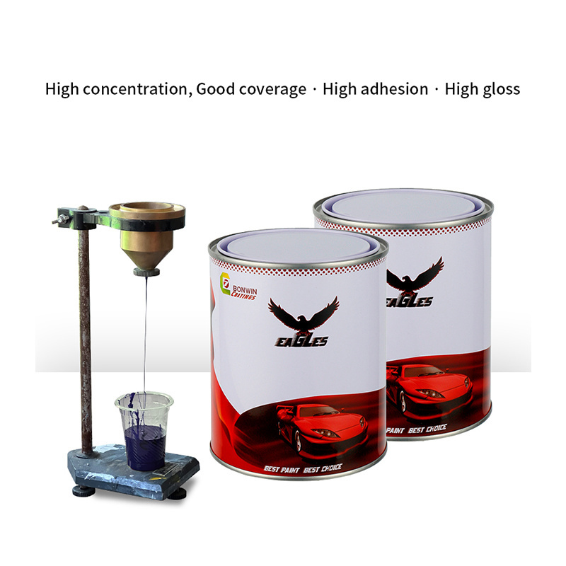 Eagles Brand High Solid And High Gloss Epoxy Resin Spray Coating Paint For Car Automotive Carmine