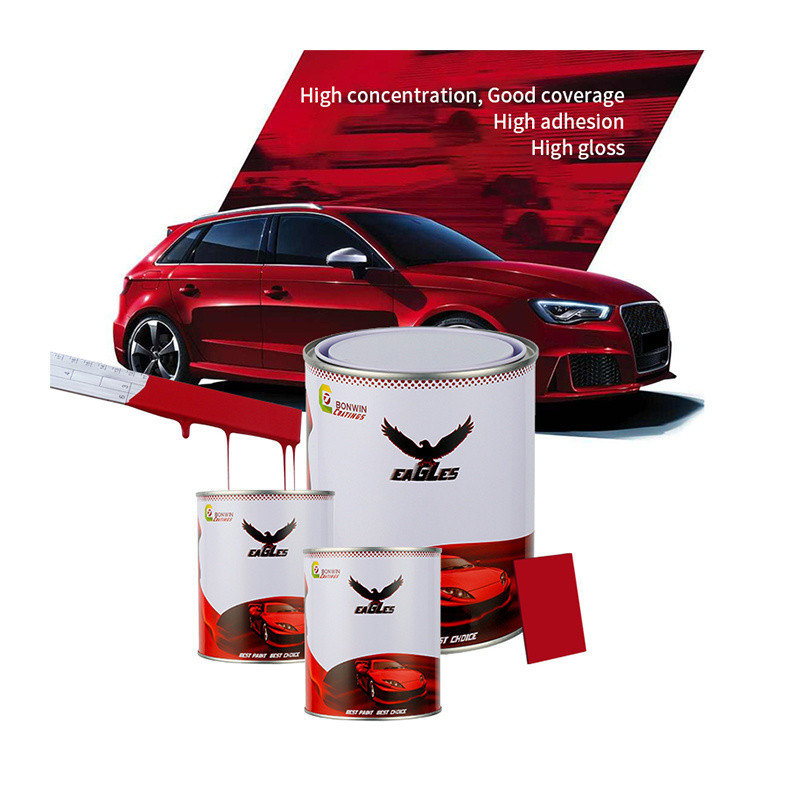 2K Car Paint Pigment Orange Spray Auto Refinish Paint Colors Autobody Repair Automotive Paint Bright Red